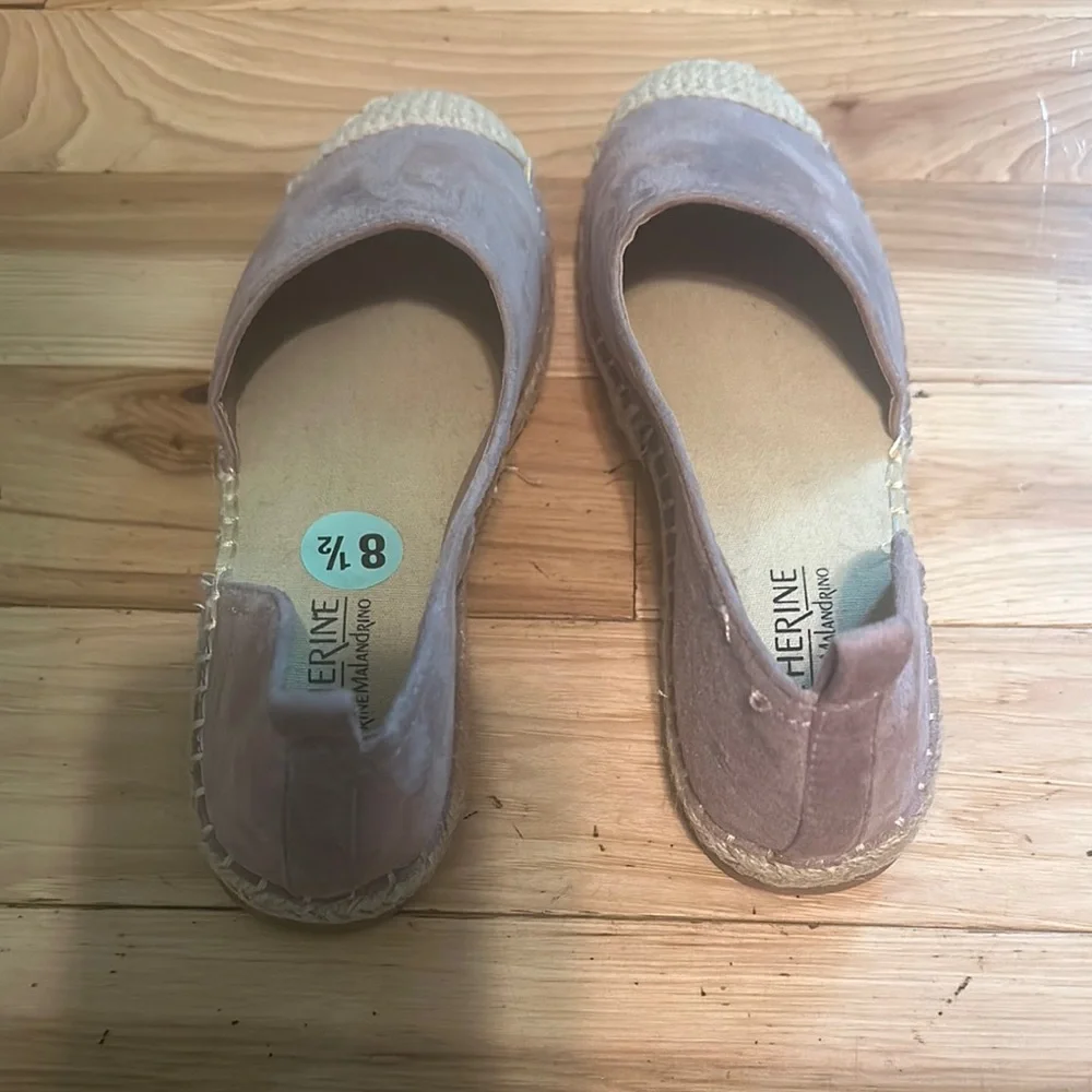 Catherines Pink Espadrille Shoes Casual Comfort - Picture 4 of 5